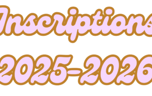 Inscriptions 2025-2026